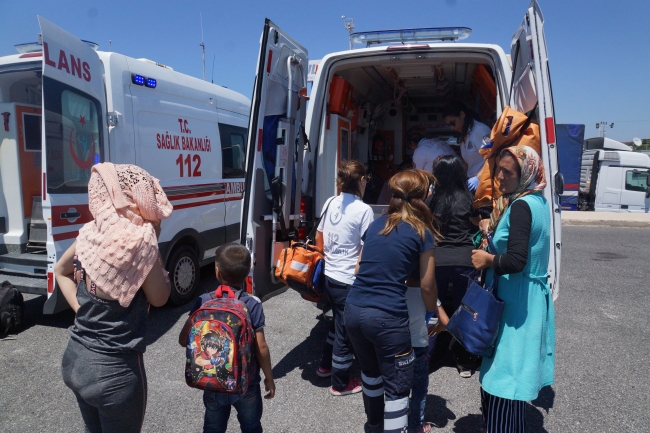 Boğaz Adası'nda mahsur kalan göçmenler kurtarıldı